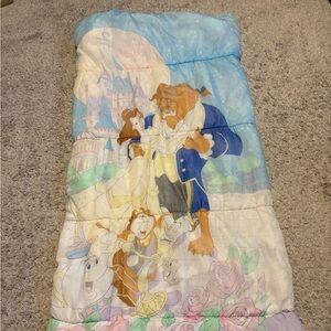 Vintage beauty and the beast sleeping bag